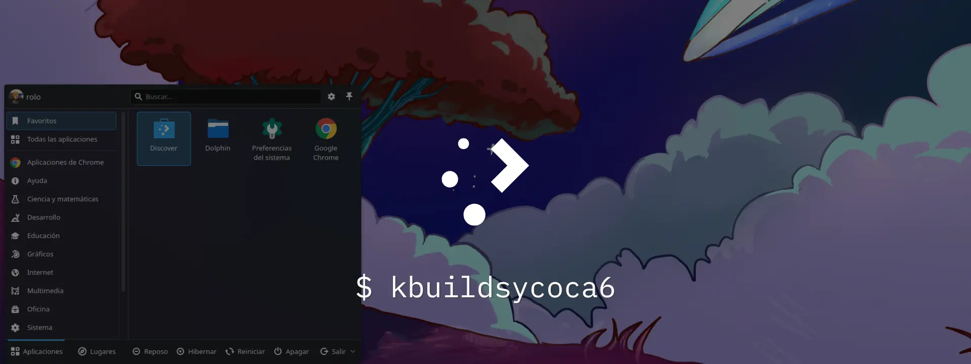 Eliminar entradas fantasma del menú de Plasma 6 con kbuildsycoca6